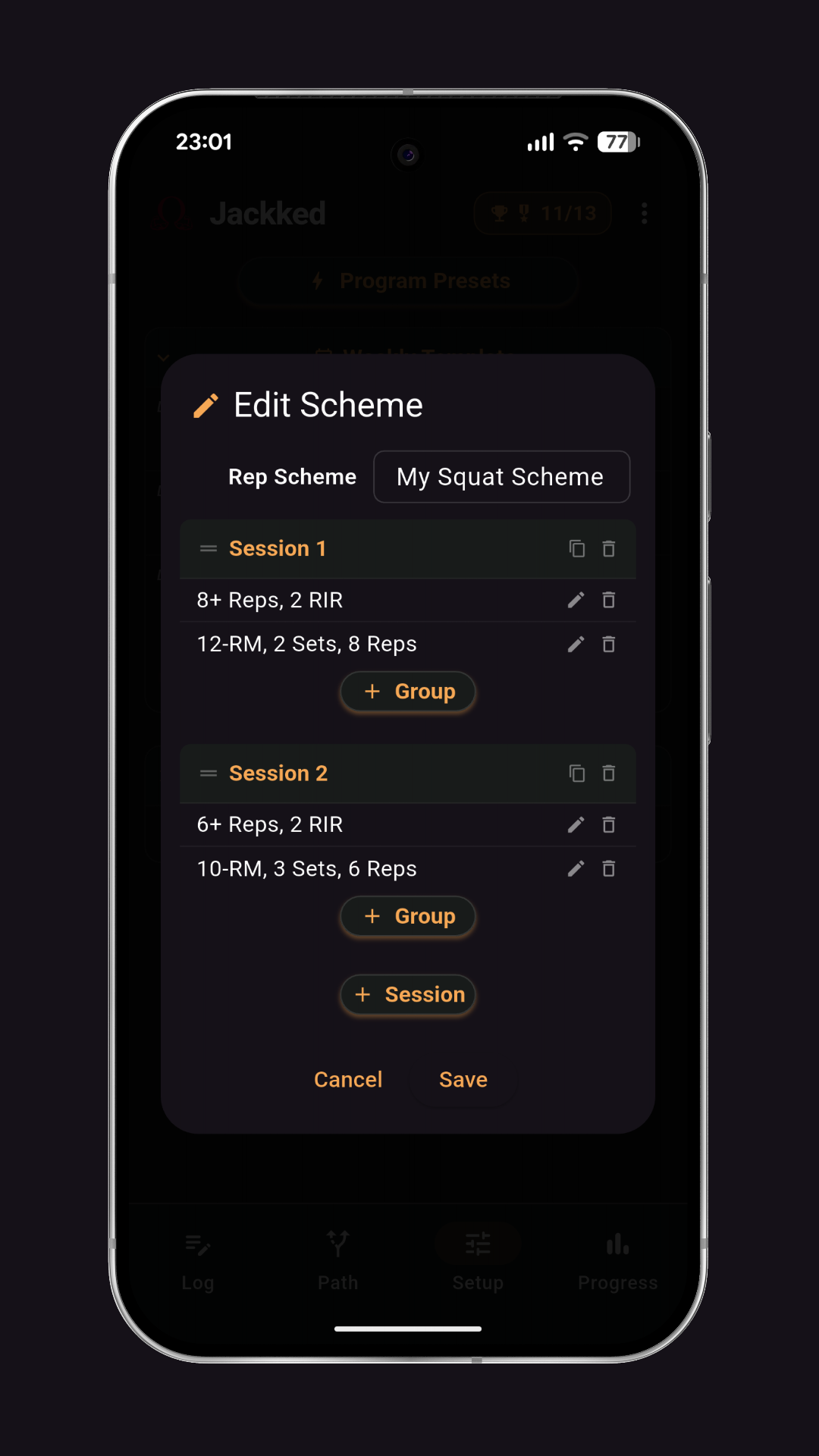 Rep Scheme Selection