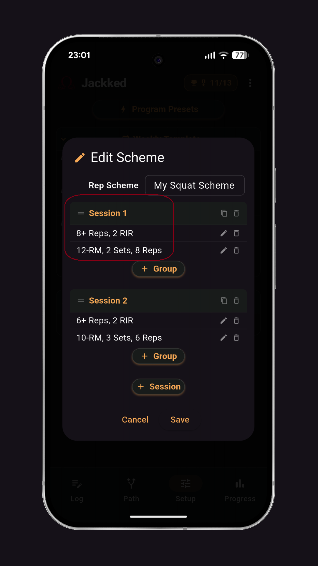 Rep Scheme Selection